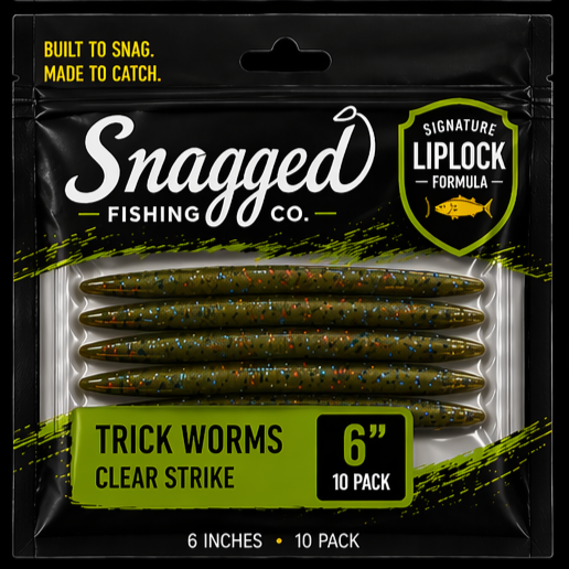 Snagged 6 Inch Trick Worms