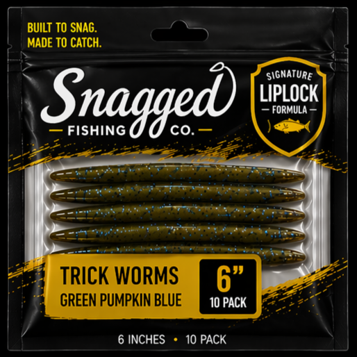 Snagged 6 Inch Trick Worms
