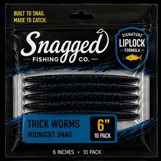 Snagged 6 Inch Trick Worms