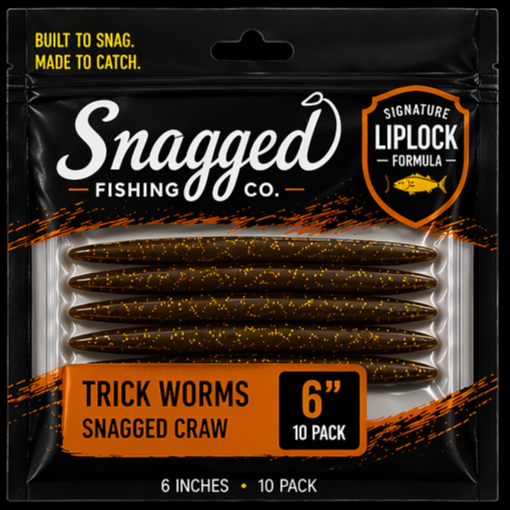 Snagged 6 Inch Trick Worms