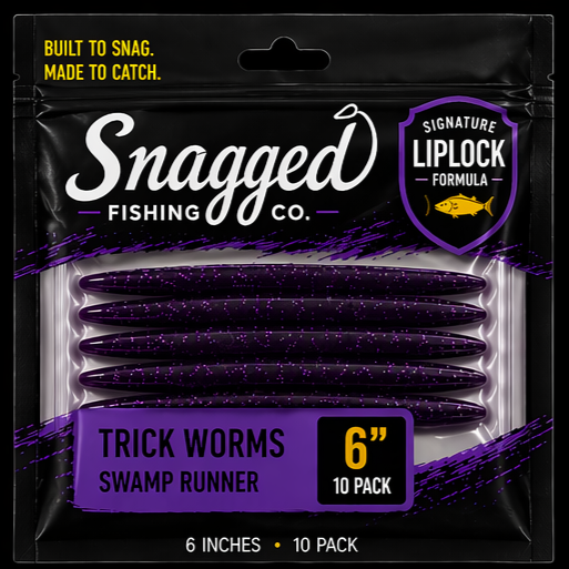 Snagged 6 Inch Trick Worms